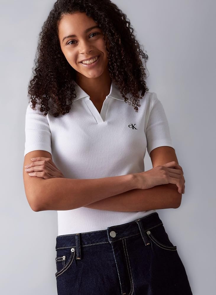  カルバンクライン スリムフィット Vネック ポロシャツ Amazon.co.jp: (カルバンクライン) CALVIN KLEIN スリムフィット